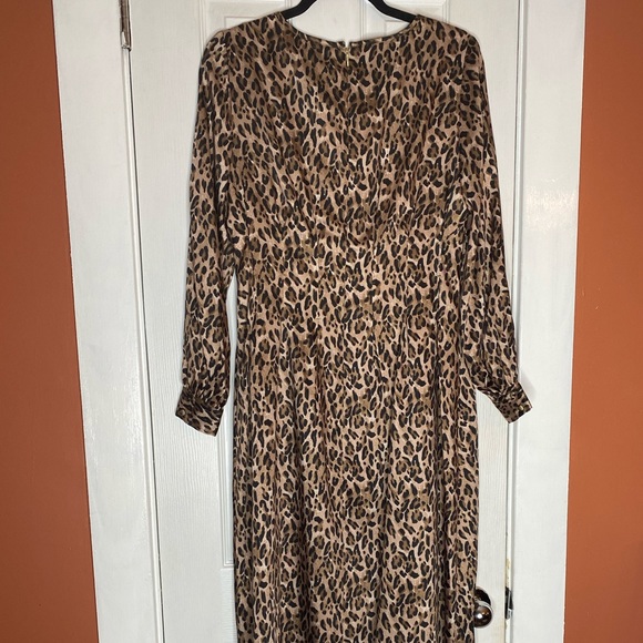 Brand New! Donna Karan Leopard Print Dress Size 8 - Picture 2 of 13